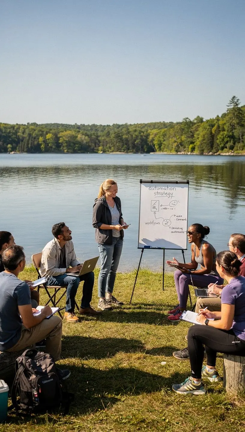 Modern office workspace